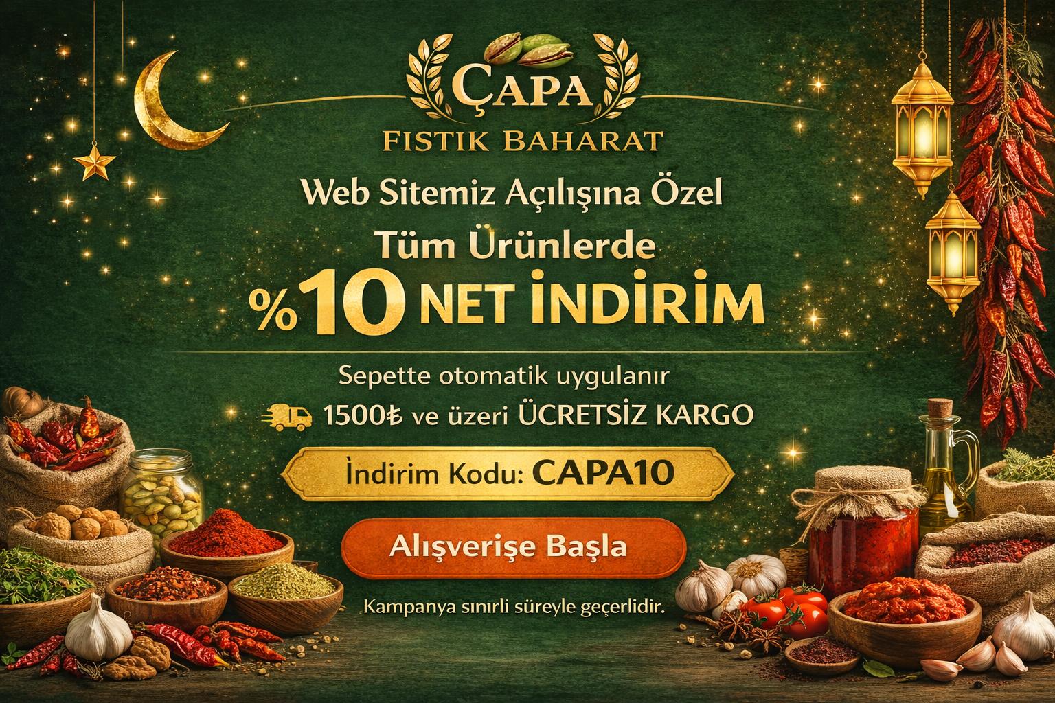 Tüm Ürünlerimizde %10 İndirim