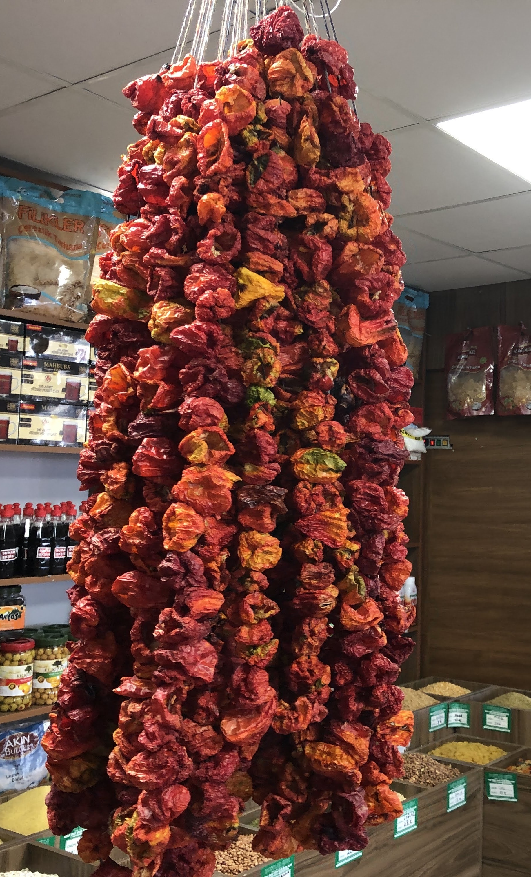 Acı Biber Kurusu  1 ip(45-50 Adet)