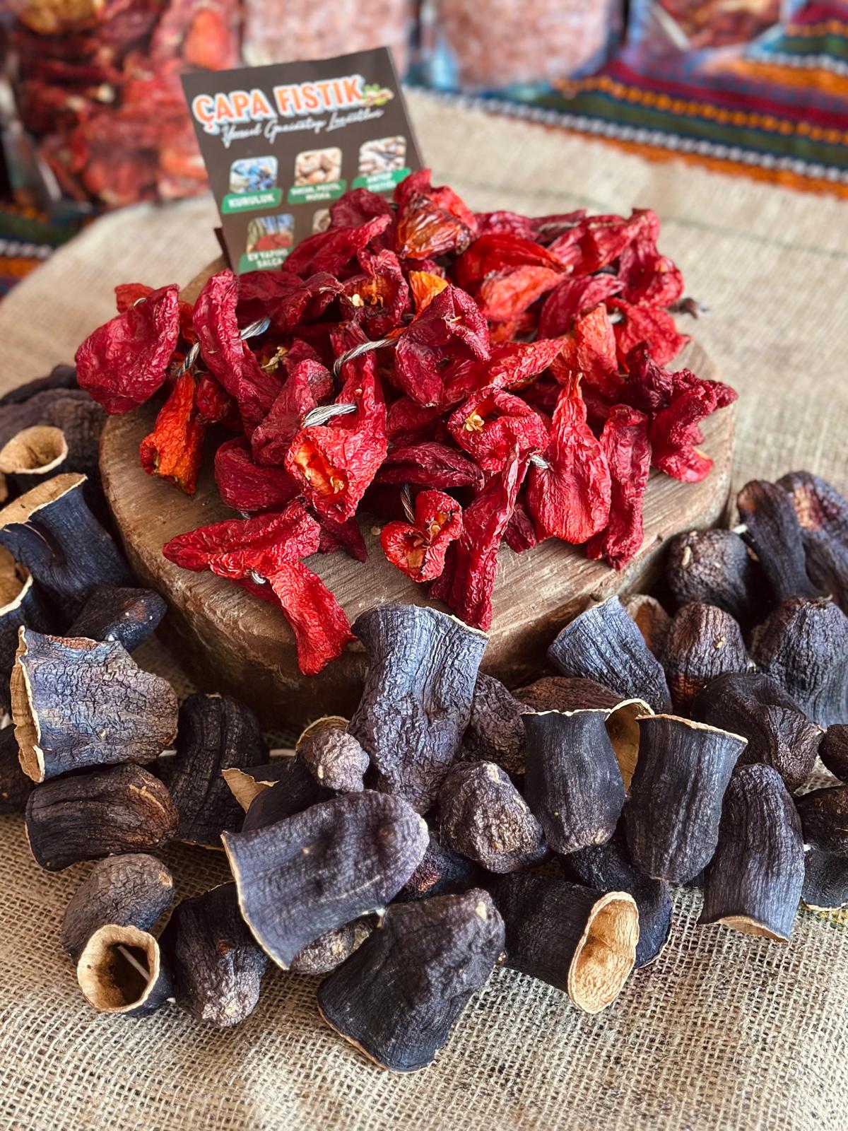 Patlıcan-Tatlı Biber Kurusu (50 şer Adet)