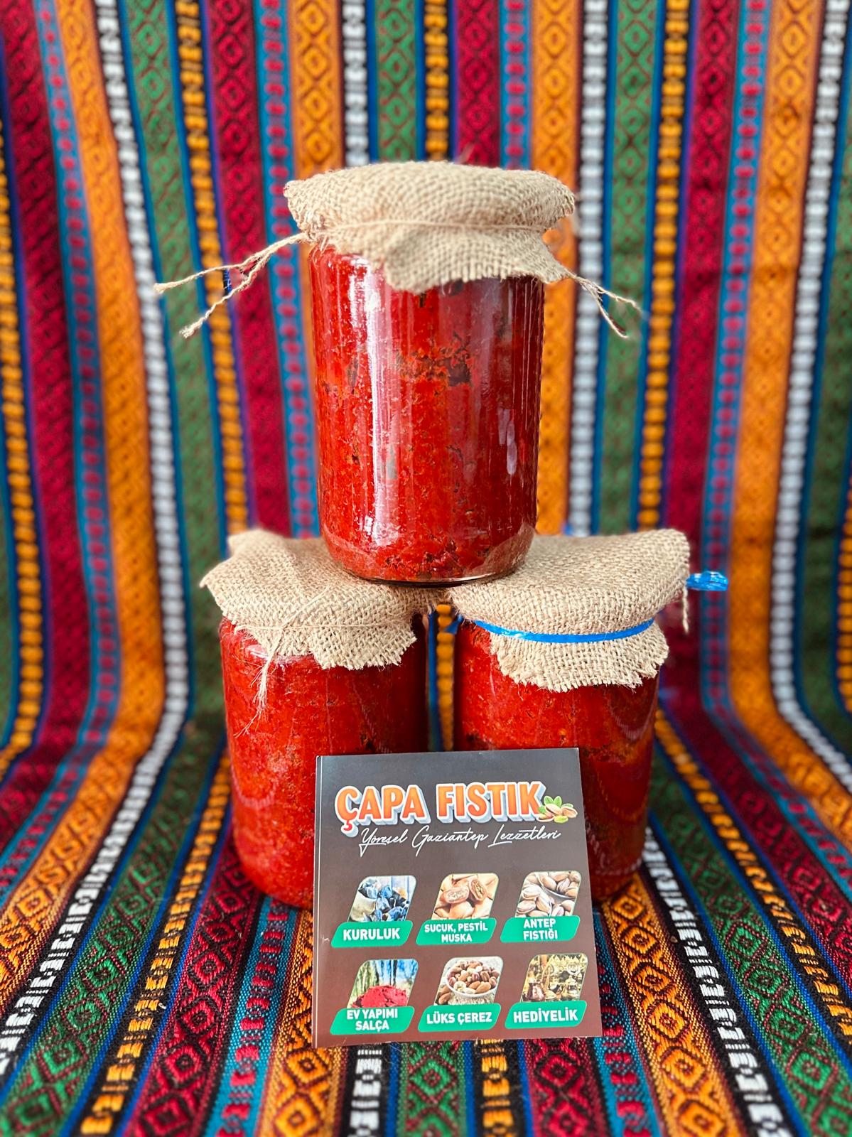 3 lü Antep Salça Seti (Acı-Tatlı-Domates)