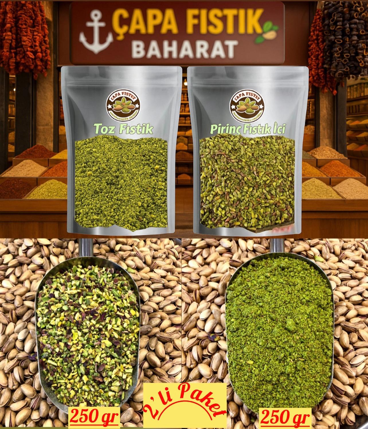 Fıstık İçi (250 gr - 250 gr) Antep Fıstığı