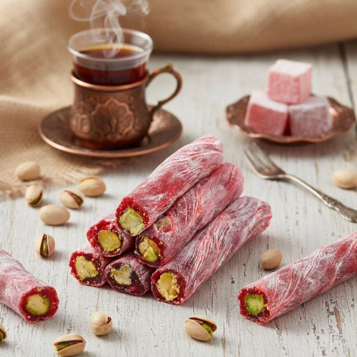 Fıstıklı Fitil Lokum(Narlı)